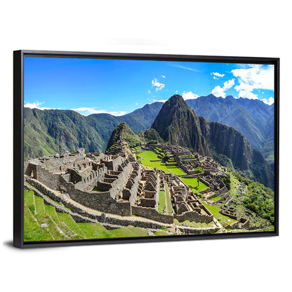 Machu Picchu In Peruvian Andes Mountains Wall Art