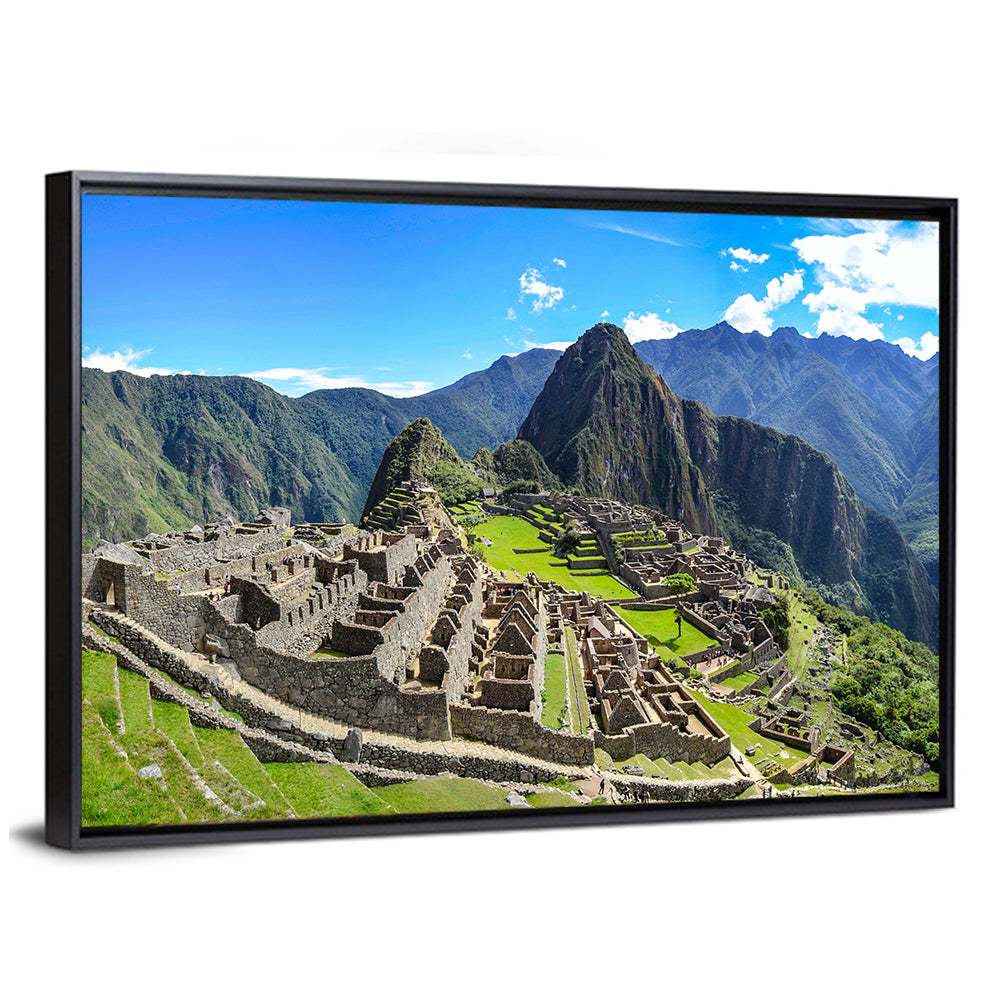 Machu Picchu In Peruvian Andes Mountains Wall Art