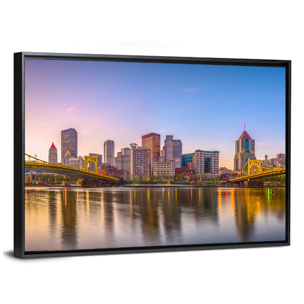 Allegheny River At Dusk Wall Art