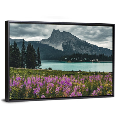 Emerald Lake In Canadian Rockies Wall Art