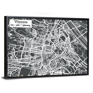 Vienna Map Wall Art