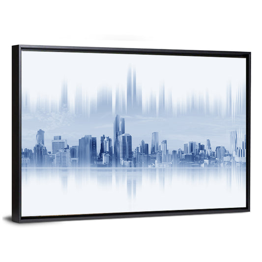 Modern Buildings Abstract Wall Art