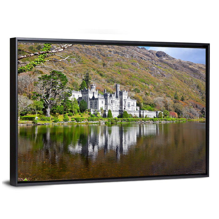 Kylemore Abbey, Connemara Wall Art as a framed canvas