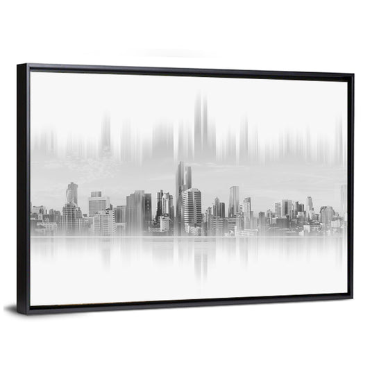 Modern Buildings Abstract Wall Art