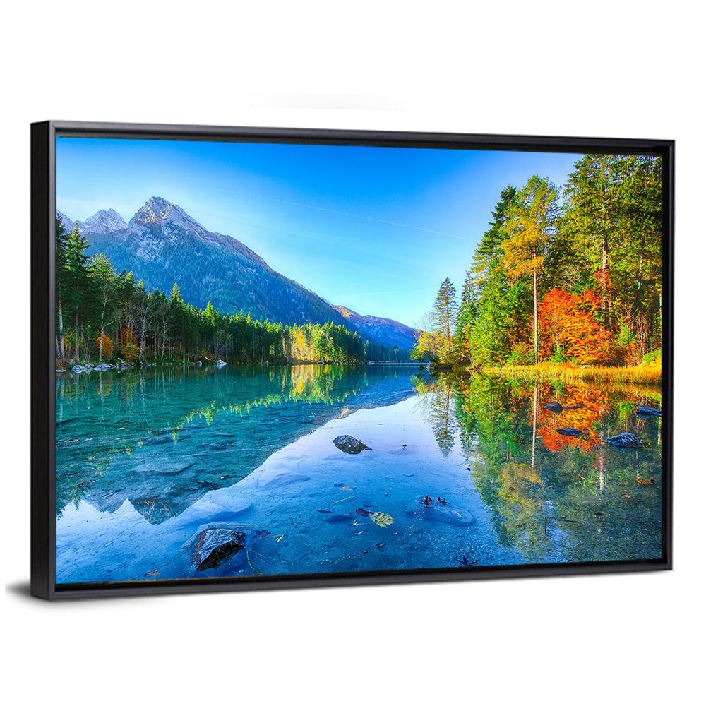 Hintersee Autumn Reflection Wall Art