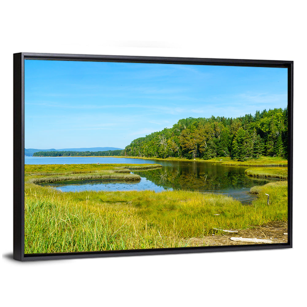 Forillon Lake and Meadow, Quebec Wall Art