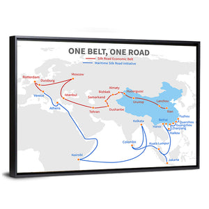 Chinese Modern Silk Road Wall Art