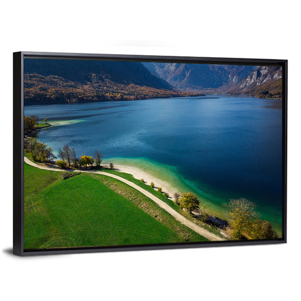 Bohinj Lake Shoreline Wall Art