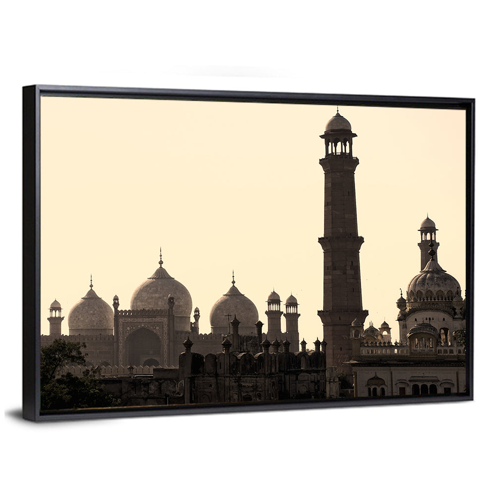 Badshahi Mosque Silhouette Wall Art