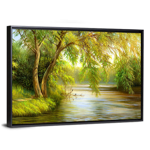 Summer Wood Lake Wall Art