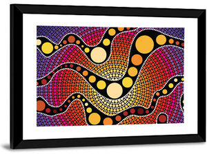 Aboriginal Dot Style I Wall Art