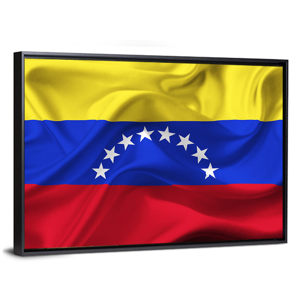 Venezuelan Flag with Stars Wall Art