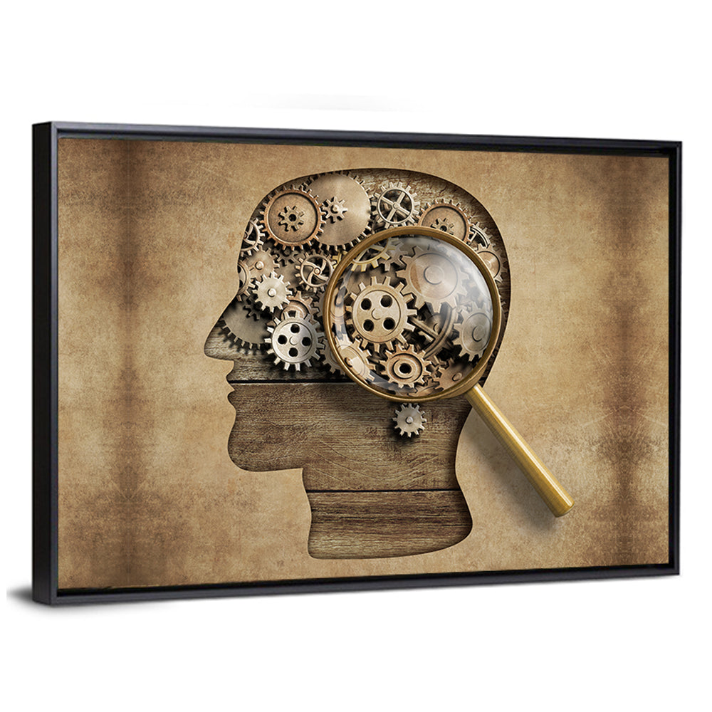 Mechanical Mind Concept Illustration Wall Art