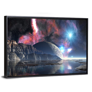 Tranquil Alien Lake Wall Art