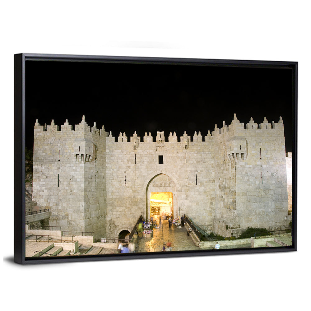 Damascus Gate at Night Wall Art