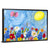 Colorful Flowers Illustration Wall Art