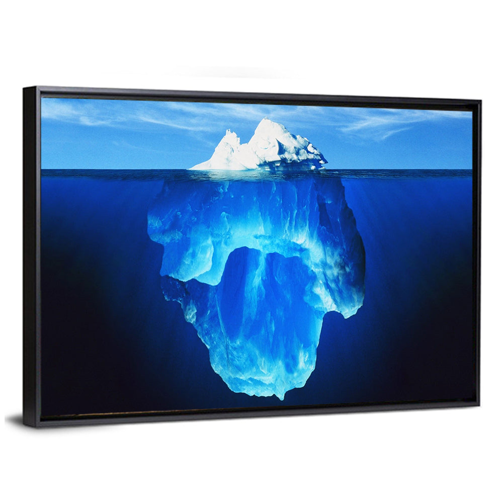 Split-level Melting Iceberg Wall Art