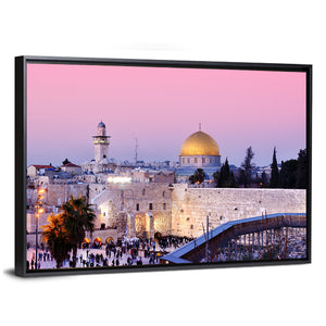 Dome Of The Rock & Western Wall Jerusalem Wall Art