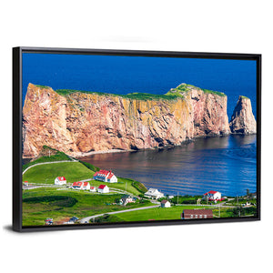 Perce Rock In Gaspe Quebec Wall Art