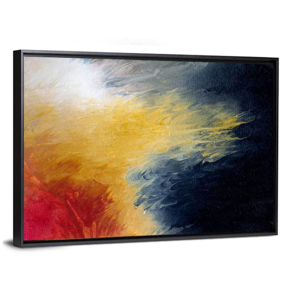 Solar Flare Oil Abstract Wall Art