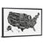 United States Of America Map Wall Art