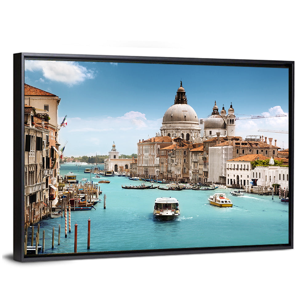 Grand Canal & Basilica Santa Maria Della Salute Wall Art