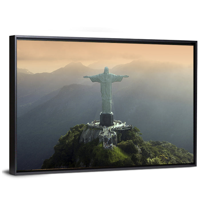 Christ the Redeemer at Golden Hour Wall Art
