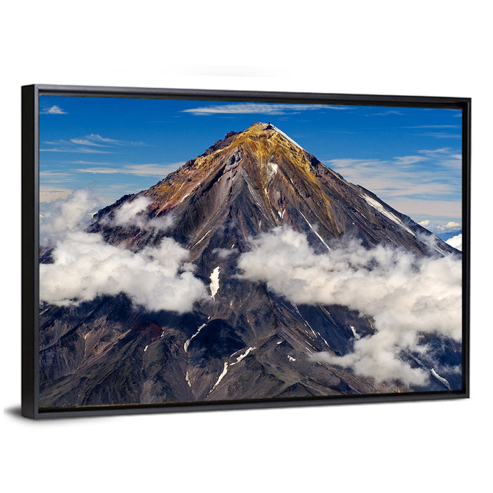 Koryaksky Volcano, Russia Wall Art as a framed canvas