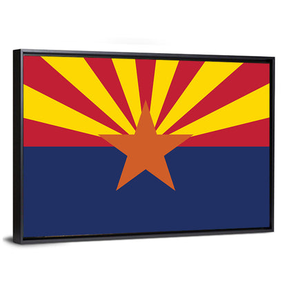 Flag Of Arizona State Wall Art