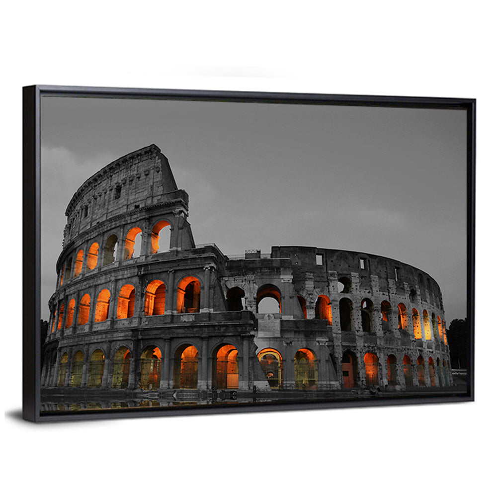 Colosseum at Dusk, Rome Wall Art