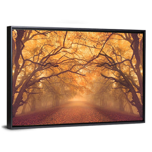 Autumn Wooden Forest Wall Art