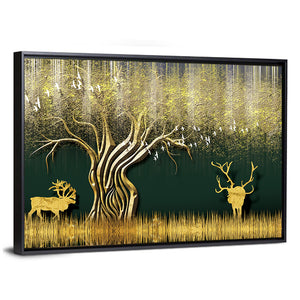 3D Jungle Wallpaper Wall Art