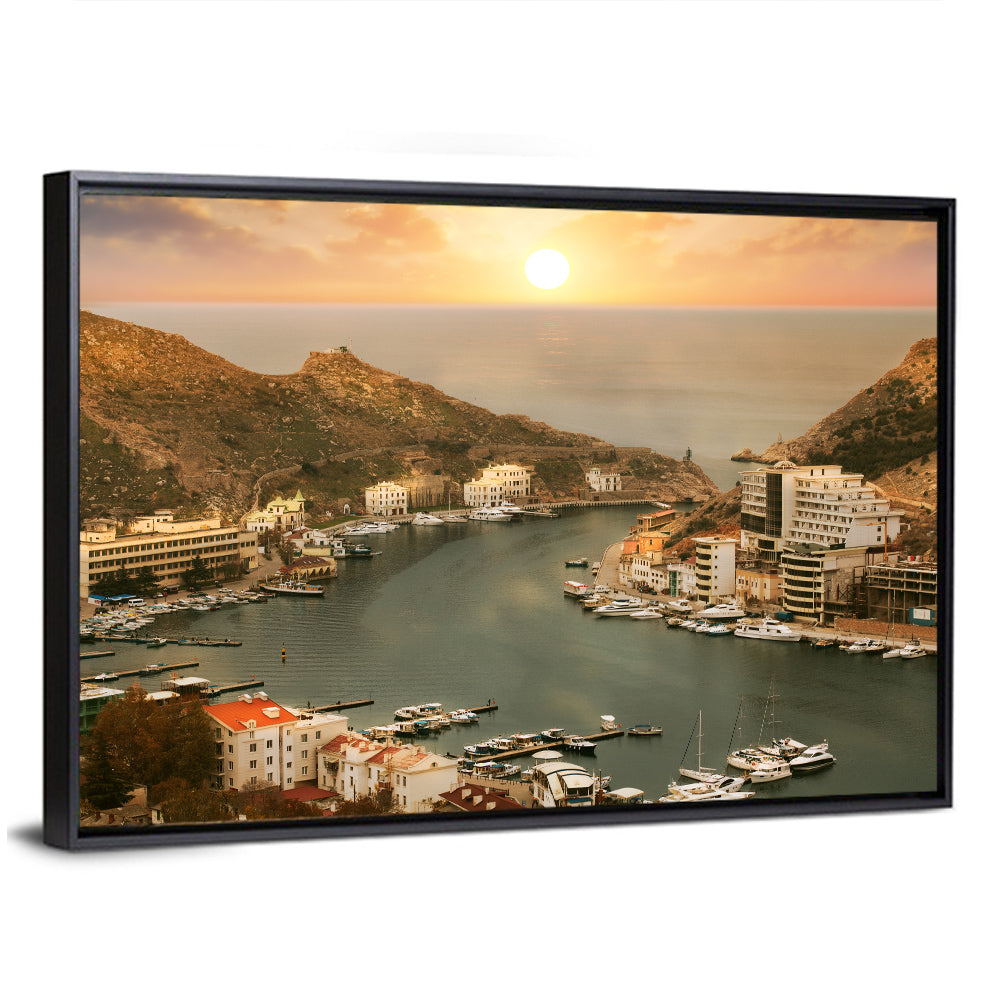 Balaklava Bay at Sunset Wall Art