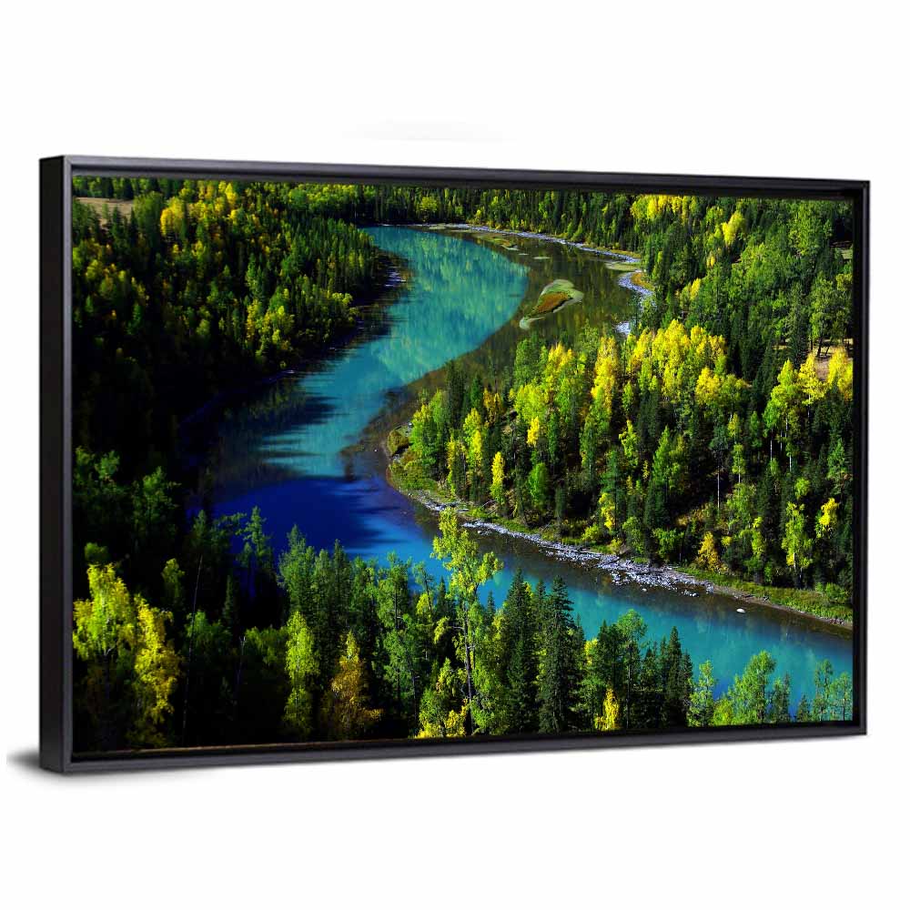Moon Bay at Kanak Lake Wall Art