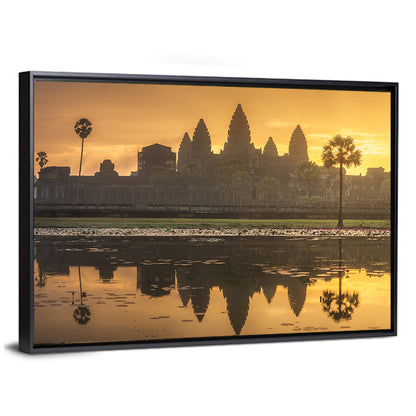 Temple Complex Angkor Wat Siem Reap  In Cambodia Wall Art