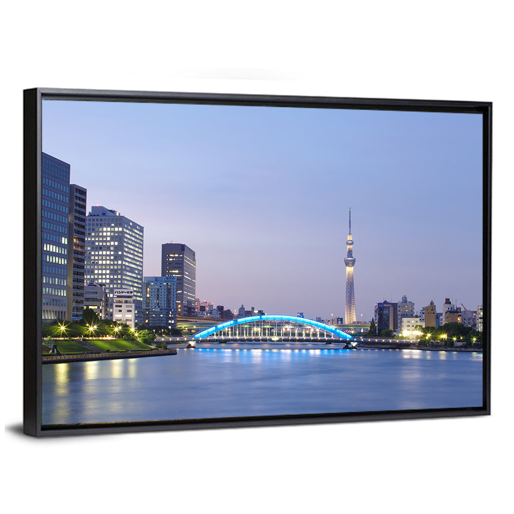 Tokyo Skyline at Dusk Wall Art