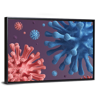 Viral Infection Pandemic Concept Wall Art