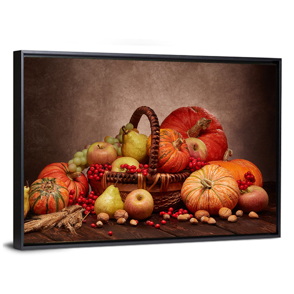 Autumn Fruits Still Life Concept Wall Art