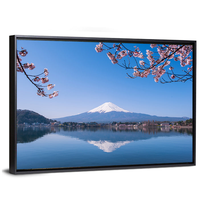 Mount Fuji Reflection, Fujikawaguchiko Wall Art