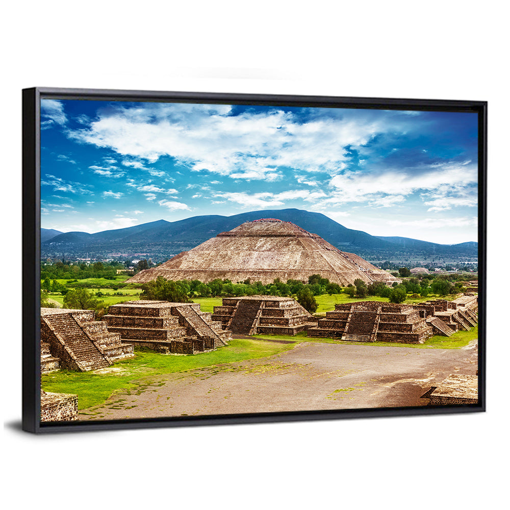 Teotihuacan Pyramid Ruins Wall Art