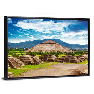 Old Ruins Of Aztec Civilization Mexico Wall Art