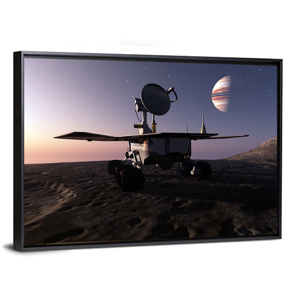Rover Before a Ringed Giant Wall Art
