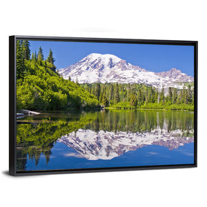 Mt Rainier From The Bench Lake Wall Art