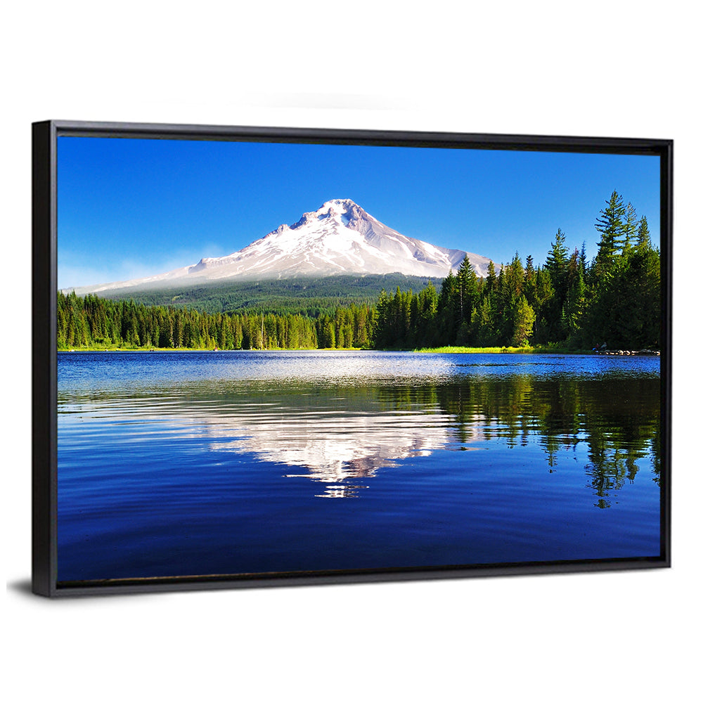 Mount Hood Reflection at Trillium Lake Wall Art