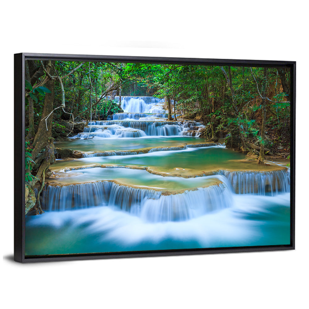 Kanchanaburi Multi-tiered Waterfall Wall Art