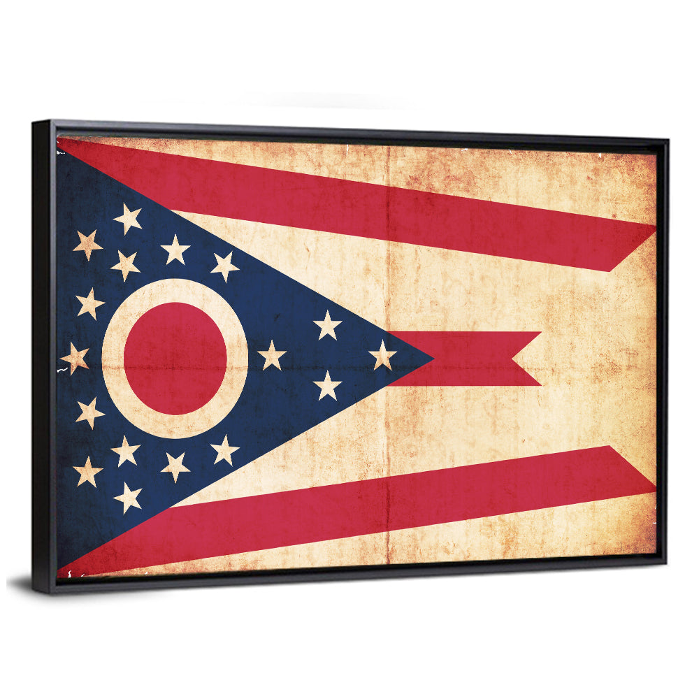 Ohio State Swallowtail Flag Wall Art