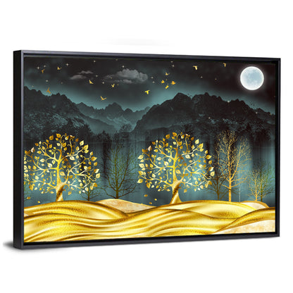 3D Jungle Wallpaper Wall Art