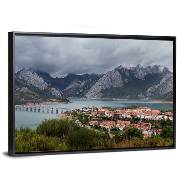 Riaño Summer Storm Wall Art as a framed canvas