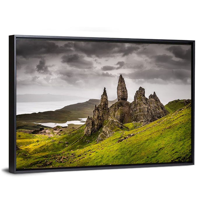 Old Man of Storr, Isle of Skye Wall Art as a framed canvas