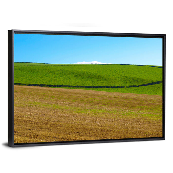 Cardross Hills, Scotland Wall Art as a framed canvas